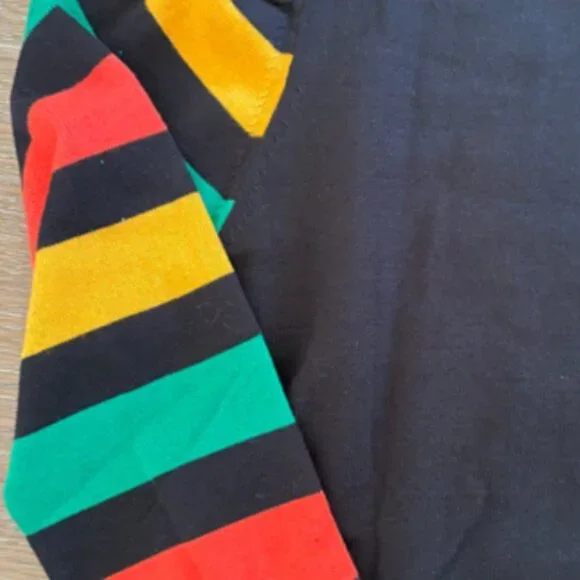 Oxknit Vintage Black Star Sweater NWT - Picture 3 of 6